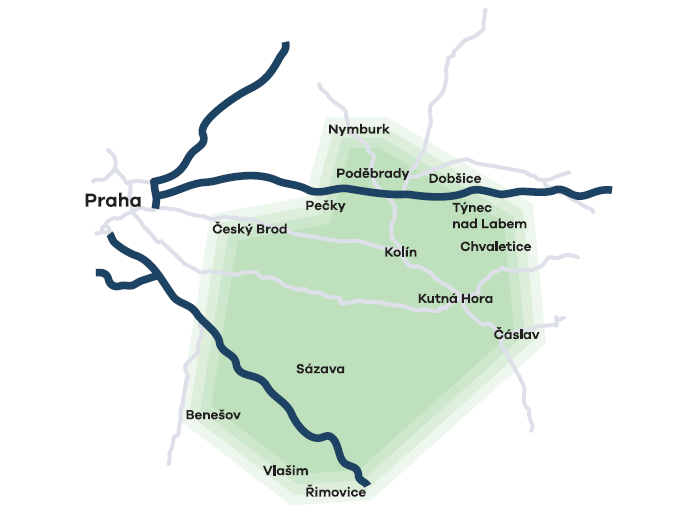 Mapa oblasti ohrožené blackoutem